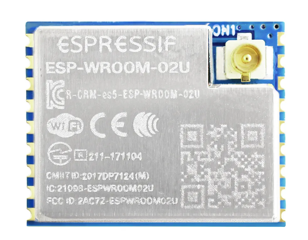 In Stock Original WiFi Module ESP-WROOM-02U 2MB ESPRESSIF ESP8266 With IPEX Antenna 802.11 b/g/n 2.4G For IoT