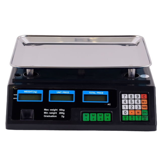 40kg Waterproof Food Digital COMPUTING Electronic Weighing Scale