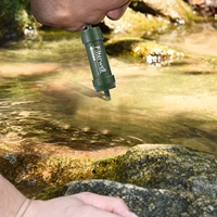 Paille filtrante à eau personnelle, filtre à eau portable pour kit de survie