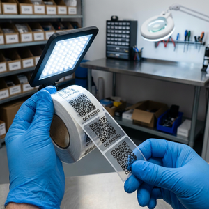 Autocollants transparents avec code QR, autocollants adhésifs |   Impression UV pour la lecture en supermarché et la <span class=keywords><strong>recrutement</strong></span> de testeurs - Product Image 4