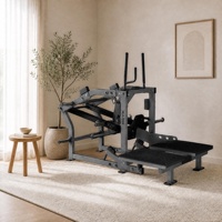Appareil de musculation Belt Squat à charge par plaques pour squats sécurisés, étirements des jambes, fessiers et fessiers-hanches