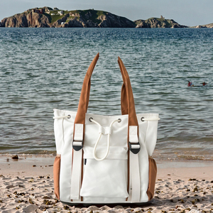 2026 Women Custom <b>Large</b> Eco Nylon Alligator Casual Tote <b>Beach</b> <b>Bag</b> with Zipper Closure - Product Image 3