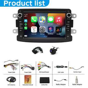 Autoradio 7 pouces pour Renault <span class=keywords><strong>Dacia</strong></span> Dokker/<span class=keywords><strong>Sandero</strong></span>/Duster/Lodgy/Captur 2012-2017 avec Carplay, Android, lecteur DVD, WiFi et Bluetooth - Product Image 6