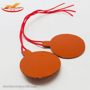 24V 12V 120V 220V 200 grados calentador de placa de almohadilla de calefacción de goma de silicona flexible industrial con termostato. - Product Image 2