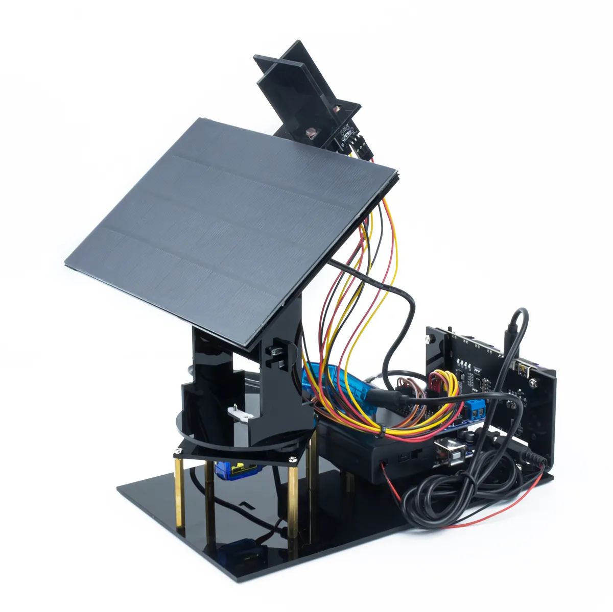 새로운! LAFVIN 태양 추적 키트 Arduino 듀얼 축 DIY 학습 장난감 태양 추적기 시스템