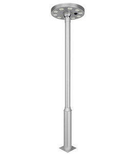 ไฟสวนโซลาร์ LED ทรงกลมแบบ UFO 240W 12 หัว ระดับ IP67 สำหรับภายนอกอาคาร - Product Image 4
