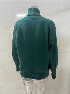 Winter Girl <strong>Ugly</strong> Christmas Wine Clothes Fall Ladies Dolman Sleeve Knit Sweater Loose Women Knitted <strong>Top</strong> Women's Christmas Sweater - Product Image 4