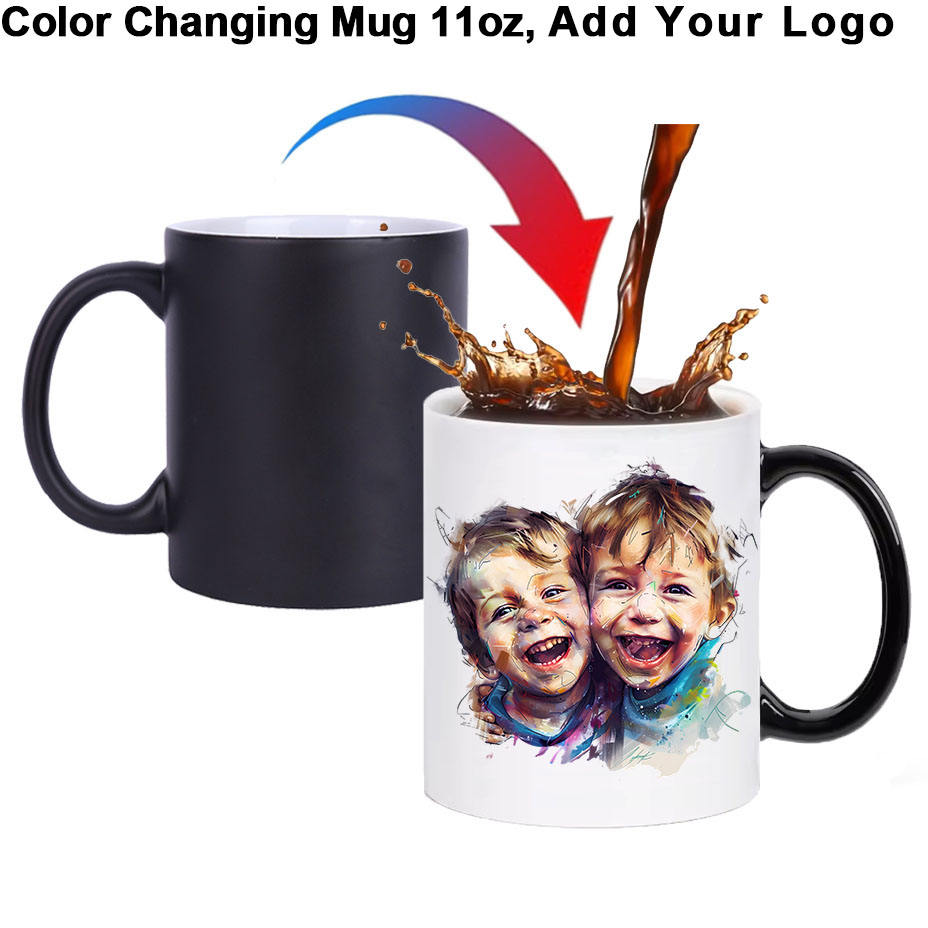 แก้วเปลี่ยนสี C5 ขนาด 11 ออนซ์ สีดำ