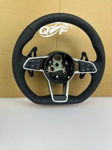 Volant en fibre de carbone à bas <span class=keywords><strong>prix</strong></span> en stock pour <span class=keywords><strong>Audi</strong></span> Q5 Q7 A6 C6 Q8 SQ5 Q3 TTS <span class=keywords><strong>TT</strong></span> MK2 A8 S5 A3 - Product Image 3