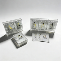 Jeu de cartes de poker personnalisable des deux côtés avec logo imprimé pour les jeux en direct, matériel en papier, fêtes, divertissement en famille