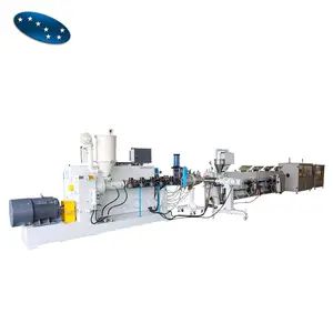 Sevenstars 2024 ligne de production de machine d'extrusion de tuyau ondulé à paroi unique flexible en plastique HDPE/PE/PPR