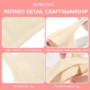 Morcoda-<span class=keywords><strong>Soutien</strong></span>-<span class=keywords><strong>gorge</strong></span> en coton pour adolescentes, stock de vêtements, <span class=keywords><strong>soutien</strong></span>-<span class=keywords><strong>gorge</strong></span> de couleur unie pour adolescentes, vente en gros de sous-vêtements souples, personnalisation, <span class=keywords><strong>soutien</strong></span>-<span class=keywords><strong>gorge</strong></span> pour filles - Product Image 4