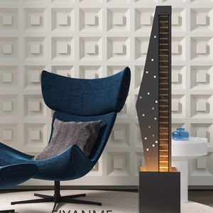 Eiyanme Modern Floor Standing <b>Humidifier</b> 6 Gal Automatic Polycarbonate Water Feature for Living Room Office - Product Image 2