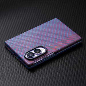 เคสโทรศัพท์แม่เหล็กแบบมีลายคาร์บอนไฟเบอร์ขั้นสูงสำหรับ Samsung Z Fold 8 Ultra 7 พร้อมฟิล์มกันรอยหน้าจอ ป้องกันการกระแทก แข็งแรง - Product Image 6