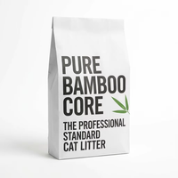 Litière pour chat en fibres de bambou à absorption de 500 %, résistante à l'humidité et à la moisissure, testée CTI, agglomération rapide en 1 seconde, biodégradable, anti-odeurs supplémentaires