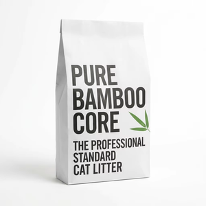 Litière pour chat en fibre de bambou à absorption de 500 % - Anti-humidité et anti-moisissure |   Testé CTI, agglomération en 1 seconde |   ZMKY Écologique - Product Image 1