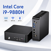 32GB DDR4 2TB SSD 英特尔酷睿 I9-9880H 迷你电脑，微型电脑，配备 UHD Graphics 630 和双 2.5G LAN，适合日常办公