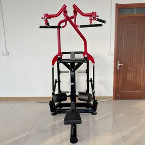 Équipement de fitness pour salle de sport commerciale, nouvelle technologie de puissance, machine à tirage latéral à charge de plaques, entraîneur de dos en forme de ciseaux - Product Image 1