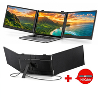 Prix fabricant OEM/ODM – Écran d'extension pour ordinateur portable 14 pouces FHD 1080P IPS, triple affichage ultra-fin avec double moniteur LCD Type-C H5