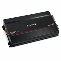 Amplificateur de voiture 4 canaux PISTOL PS804EX 1000W Classe AB 80W x 4 RMS 4 Ohms pleine gamme haute efficacité
