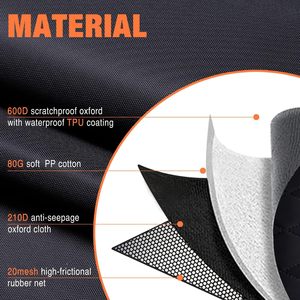 Funda de asiento de perro antideslizante duradera 4 en 1 funda de asiento de coche para perro 100% hamaca impermeable a prueba de arañazos para perro con ventana de malla grande - Product Image 5