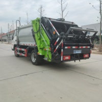 Camion Compacteur à Énergie Nouvelle Chinois 10cbm 12cbm 14cbm d'Occasion avec Chargeur Arrière, Transmission Manuelle, Émissions Euro6