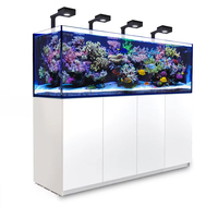 Aquarium de luxe RedSea ReeferMAX G3 avec équipement, silencieux, prêt à l'emploi, rectangulaire, verre ultra-clair, aquarium d'eau salée pour coraux