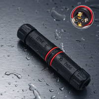 Conector Impermeable M20 IP68 32A 450V de Alta Potencia, Bloque de Terminales de 4 Pines con Fijación por Tornillo para Iluminación LED Exterior