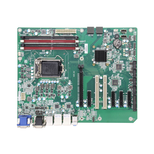 Linkleaps Q170 Chipset ATX Industrial Motherboard Supports Intel 6th to 9th Gen Core I9 I7 I5 I3 Dual GbE LAN 6 COM 5 PCIe 2 PCI
