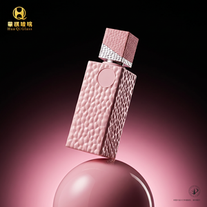 Botella de <span class=keywords><strong>Perfume</strong></span> de Vidrio de Lujo Personalizada de 100 ml con Tapa de Textura de Cuero, Botella de Fragancia de Vidrio Vacía para Hombres y Mujeres - Product Image 6
