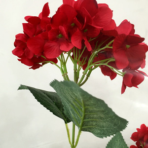 Hortensia Artificial <span class=keywords><strong>de</strong></span> seda para el hogar y el jardín, centro <span class=keywords><strong>de</strong></span> <span class=keywords><strong>mesa</strong></span> <span class=keywords><strong>de</strong></span> 5 cabezales, E-L114, para <span class=keywords><strong>boda</strong></span> - Product Image 4