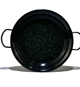 Mini poêle en acier au carbone - Revêtement antiadhésif moucheté avec poignées latérales pour tapas et petits repas - Product Image 6