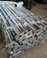 Pièces d'échafaudage de coffrage de construction de poteau d'étayage télescopique réglable en métal Q235 avec une durabilité supérieure d'échelle pratique