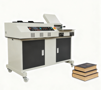 Machine de reliure automatique professionnelle A3 à grande vitesse, longueur 450 mm, alimentation électrique, épaisseur 60 mm, métal