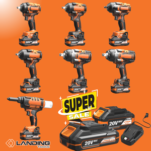 Clé à chocs sans fil professionnelle 20V MAX Brushless 850Nm à couple élevé pour équipement lourd, camions et réparation automobile - Product Image 6