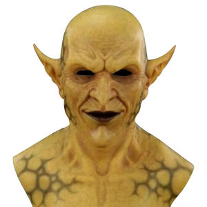 หน้ากากยางลาเท็กซ์รูปตัวตลกปีศาจสำหรับฮาโลวีน หน้ากากแวมไพร์สยองขวัญ ขนาด 42x25 ซม. จากจีน - Product Image 2