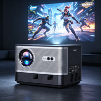 Projecteur KTV tout-en-un avec microphone, haut-parleur, karaoké à domicile, cinéma, projecteur intelligent sans fil Bluetooth