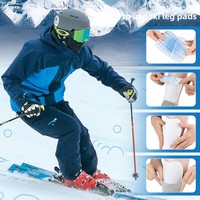 579GEL 36180143 Coussinet en gel auto-adhésif pour équipement de protection ski, doublure d'accessoire pour chaussures de ski, protège-tibias souple anti-abrasion et absorbant les chocs