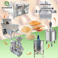 Le processus de traitement du beurre de pâte d'arachide commerciale Tahini Oem fait la ligne de production à la machine pour le prix