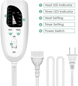 Производитель, оптовая продажа, функция защиты, светодиодный контроллер, физиотерапевтические тепловые подушечки, электрическая грелка, одеяло