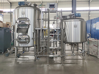 Machine à bière artisanale 200l 300l 500l pour bière artisanale au blé, au malt, à l'orge, aux céréales