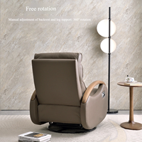 Fauteuil simple multifonctionnel de fabrication chinoise pour salon, fauteuil inclinable et pivotant moderne
