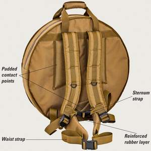 Étui de rangement gratuit pour cymbales de 20/24 pouces, instruments, étui de transport pour gong, imperméable. Sac à roulettes pour tambourin - Product Image 6