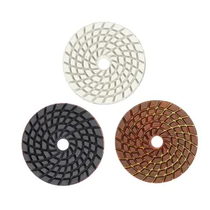 OEM Supplier 3 step polishing pad 4 inch Wholesale wet diamond polishing pads edge polishing pads