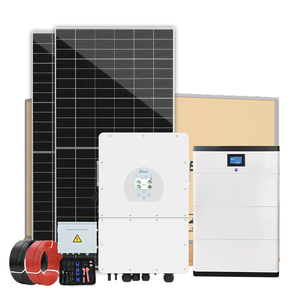 Sistema Completo de Energía <span class=keywords><strong>Solar</strong></span> de 5kw 10kw 20kw 30kw, Kit de Paneles Solares, Sistema de Generador <span class=keywords><strong>Solar</strong></span> Híbrido Fuera de la Red para el Hogar - Product Image 1