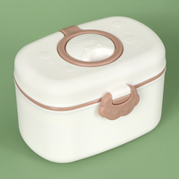Boîte de rangement hermétique en plastique PP YUZMEI pour lait en poudre, grande capacité, conteneur pour aliments pour bébés, OEM ODM, boîte scellée pour céréales et collations