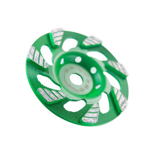 6 بوصة D150mm عجلة طحن كوب خرسانة مع شرائح رافعة قرص ماسي للأرضيات الخرسانية والتيراتزو - Product Image 2
