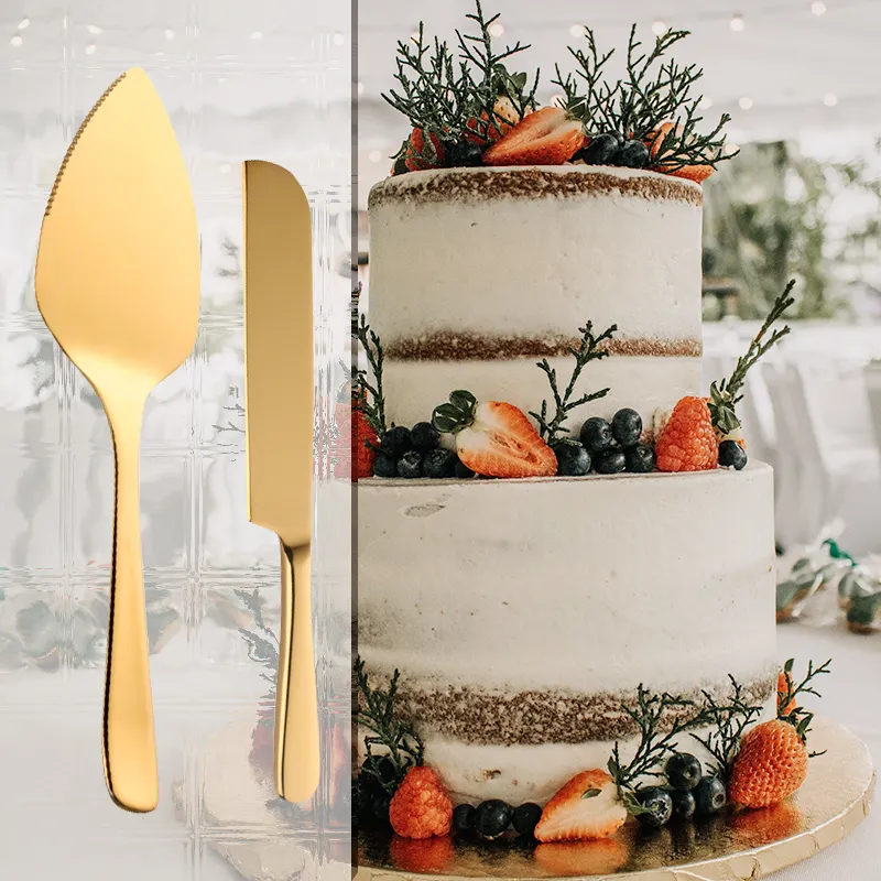 Хит продаж, свадебный торт, нож, вилка и сервер, инструменты для торта, тарелка для дня рождения, набор ножей для торта, набор для свадьбы