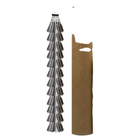 Ballon de badminton en plumes de canard et d'oie, idéal pour l'entraînement en intérieur et en extérieur, stable, durable et disponible en gros
