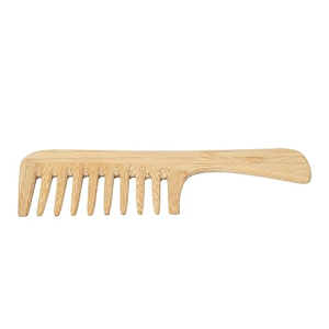 Peine Desenredante de Bambú de Dientes Anchos con Logotipo Personalizado y Marca Privada para Uso Doméstico, ¡Gran Venta! - Product Image 5